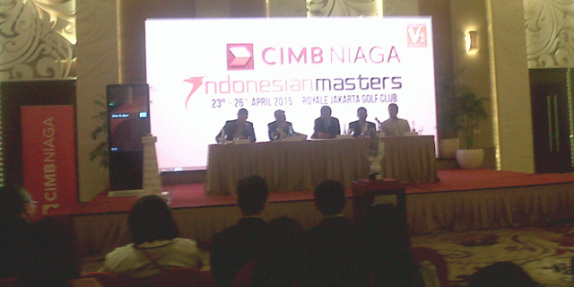 CIMB Niaga Gelar Turnamen Golf Indonesia Masters 2015