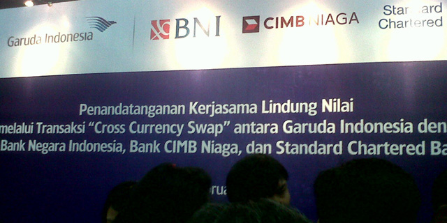 Garuda Indonesia Gandeng 3 Bank Untuk Kerjasama Lindung Nilai