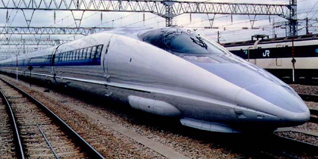 Shinkansen di Jepang (ilustrasi)