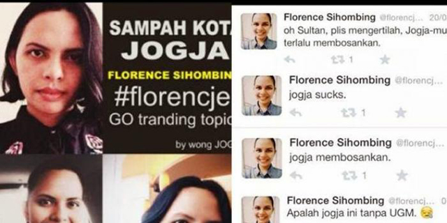 Menghina di Path, Florence Dituntut 6 Bulan Penjara