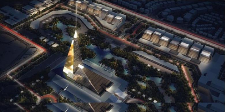 Piramida Modern Setinggi 200 Meter Dibangun di Mesir