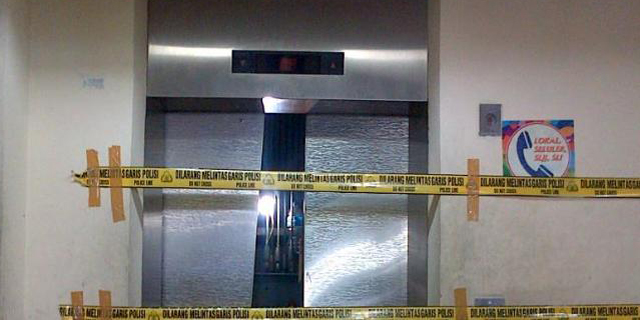 Tergencet Lift, Seorang Karyawan Gudang Tewas