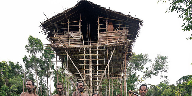 Mengenal Suku Pemilik Rumah Tertinggi di Papua
