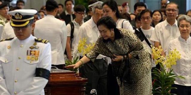 Melayat Lee Kuan Yew, Megawati: Beliau Mentor Saya