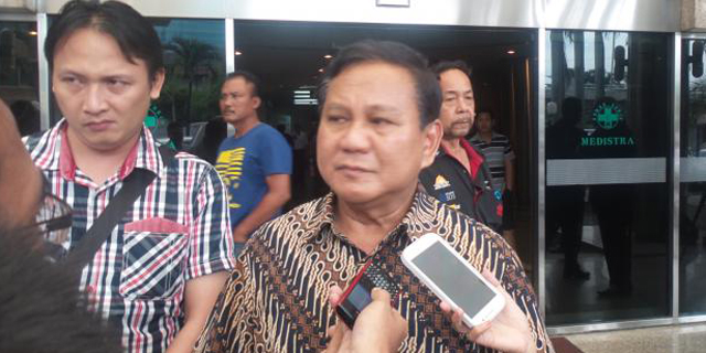Prabowo: Pemerintah Mestinya Sejak Awal Jadikan Kebakaran Hutan Bencana Nasional