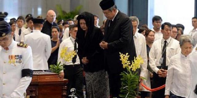 Beri Penghormatan Lee Kuan Yew, SBY:  Saya Banyak Belajar Dari Beliau