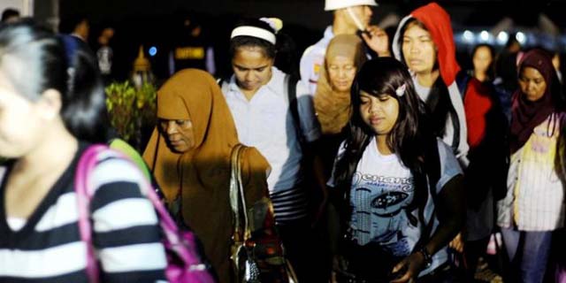 Malaysia Pulangkan 127 TKI Ilegal Via Nunukan