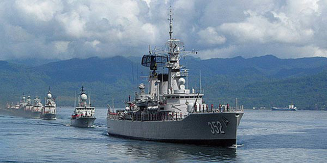 Tiga Kapal Perang Indonesia Patroli Laut Dekat Australia