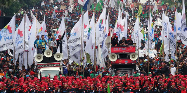 75 Ribu Buruh Banjiri Jakarta, Waspadai Jalan-Jalan Ini 1 Mei Nanti