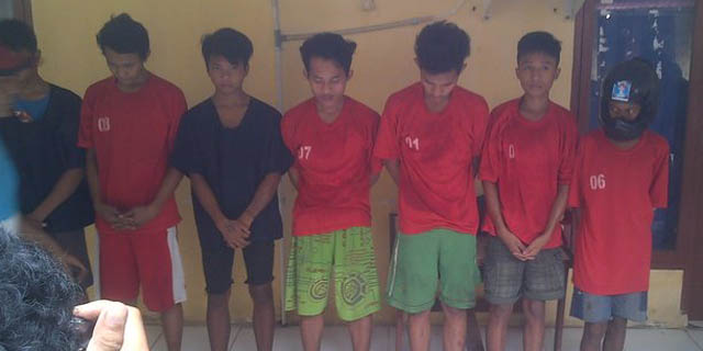 7 Begal Asal Lampung Ditangkap, Satu Pelajar SMA, Seorang Masih SMP