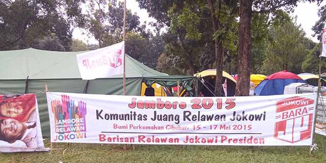 Relawan Jokowi Serahkan 5 Maklumat Pada Presiden