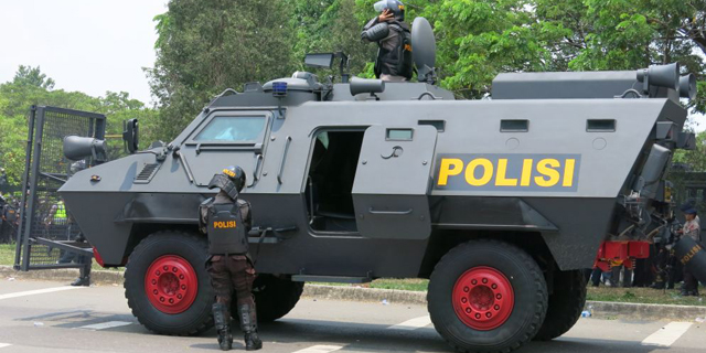Amankan Sidang Mahkamah Golkar, Polisi Turunkan Barracuda