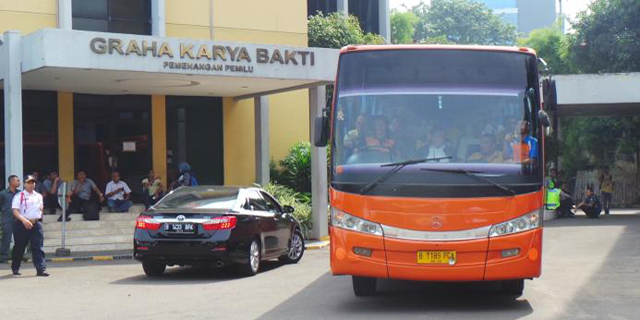 Penuhi Janji, Kubu Ical Sudah Tiba di Sidang Mahkamah Partai Golkar