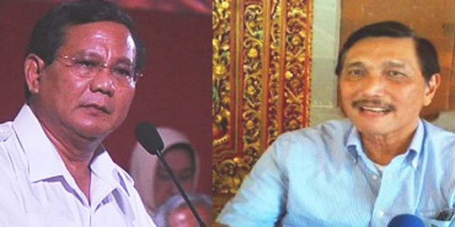 Diam-diam Prabowo Subianto Temui Luhut Panjaitan di Istana, Ada Apa?