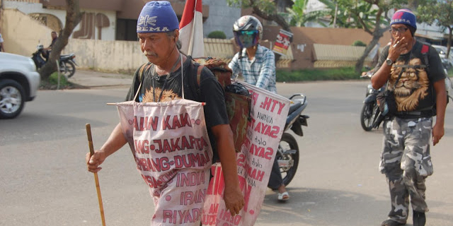 Pejalan Kaki Pencari Keadilan Temui DPR Untuk Buktikan Badrodin Haiti Pembohong