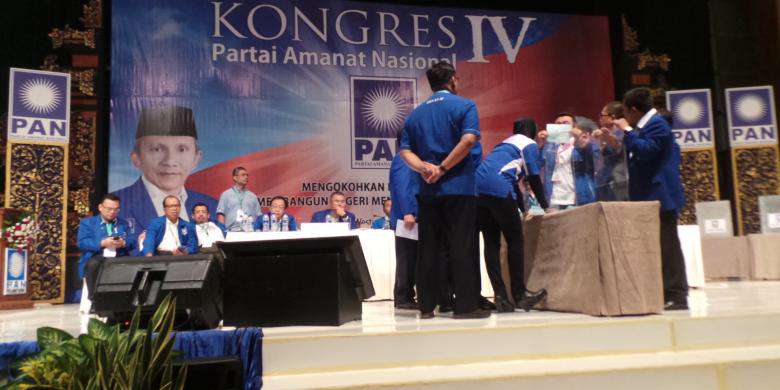 Salah Hitung Hasil Voting, Kongres PAN Ricuh Lagi
