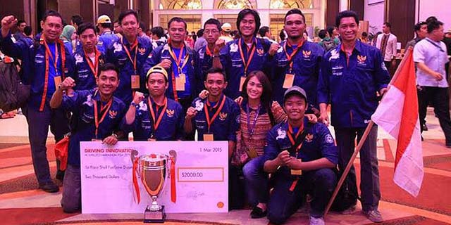 ITS Kembali Juara Shell Eco Marathon Asia 2015 di Filipina