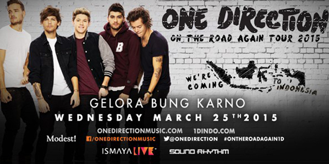 Fans Membludak di Konser One Direction
