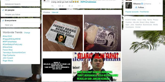 Didoakan Netizen Meninggal, Farhat Abbas Berang