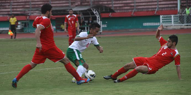 Laga Uji Coba, Timnas U-23 Kalah Telak Dari Suriah
