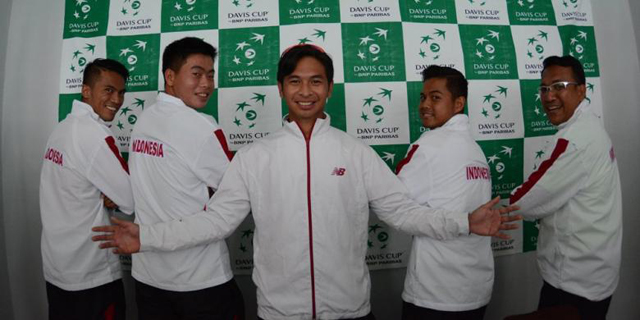 Tim Piala Davis Indonesia Bantai Iran 5-0