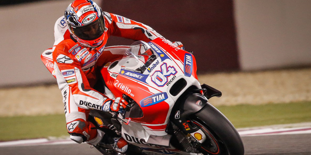 Pembalap Ducati, Andra Dovizioso, akan memimpin balapan Moto GP Qatar hari ini. (Foto: BeritaPrima/motogp)
