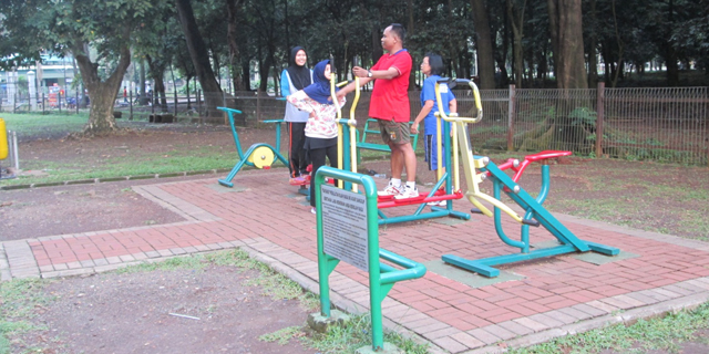 Peralatan Fitnes di Senayan Sudah Mulai Rusak