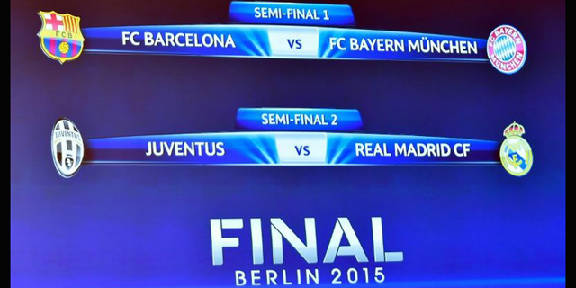 Semifinal Liga Champions Mulai 5 Mei, Ini Hasil Undiannya