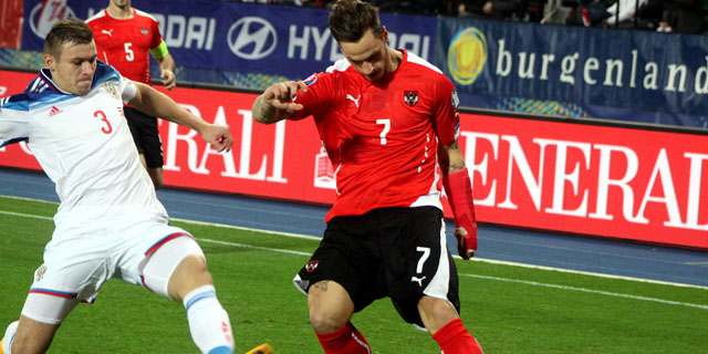 Kualifikasi Piala Eropa 2016, Austria Beri Kejutan di Kandang Rusia