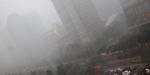 BMKG Prediksi  Jakarta Hujan Dari Siang Hingga Malam Nanti