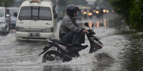 Kawasan Genangan Air di Jakarta Malam Ini