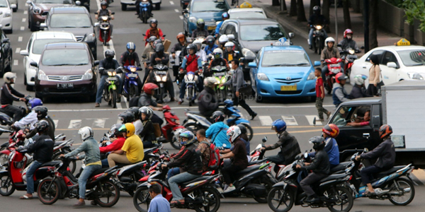 Larangan Motor Di Jalan Sudirman Belum Ditentukan Waktunya