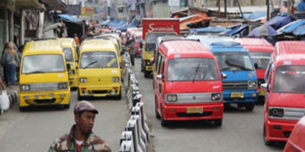 Di Jawa Tengah, Tarif Angkutan Umum Turun 5 Persen
