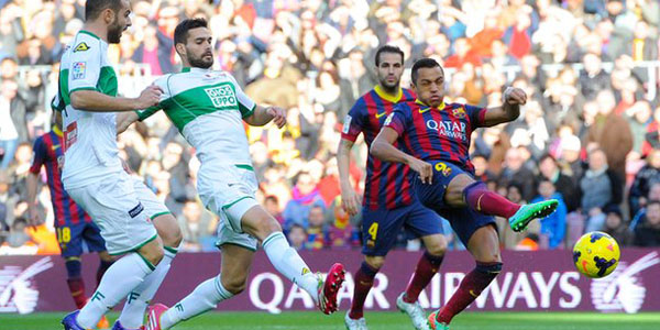 Barca Pesta 5 Gol Ke Gawang Elche