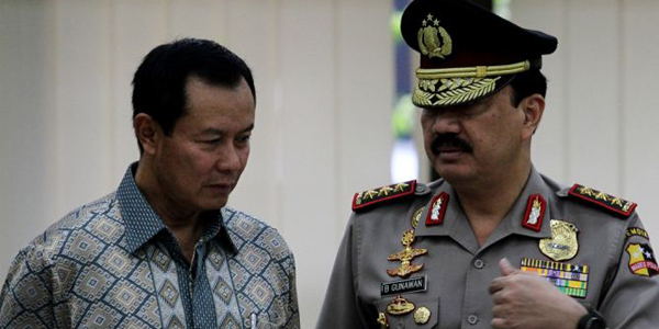 Diam-Diam Kapolri dan Budi Gunawan Temui Jokowi di Istana
