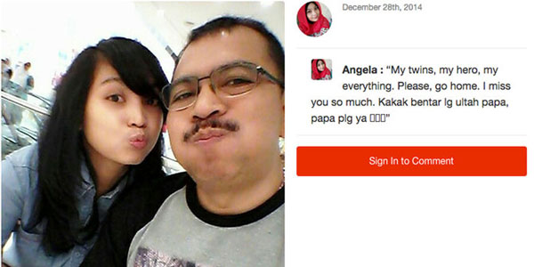 Putri Pilot AirAsia QZ8510 Minta Ayahnya Tidak Disalahkan