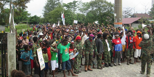 Kampanye Ajak Refrendum, 116 Warga Papua Ditangkap