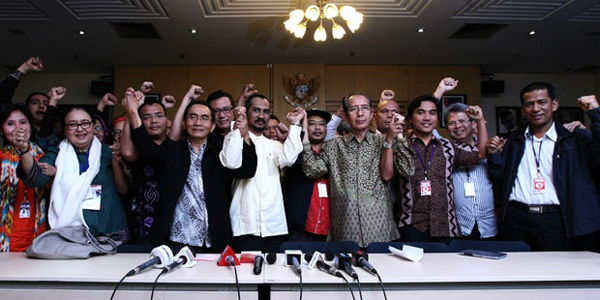 Para Tokoh Antikorupsi Datangi Bareskrim Mabes Polri