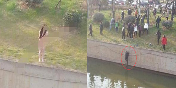 Nolong Wanita Bugil Nyebur Sungai, Mahasiswa Ini Malah Ditinggal