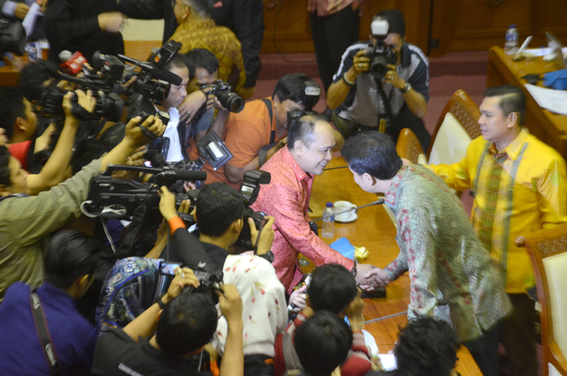 FOTO: Tjahjo Kumo dan Supriansa Penuhi Undangan Komisi III DPR