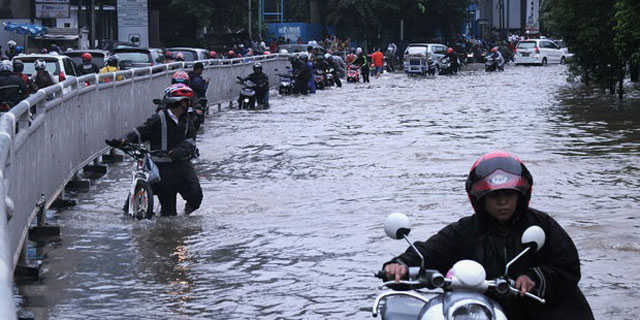 Genangan Air Kepung Sebagian Wilayah Jakarta