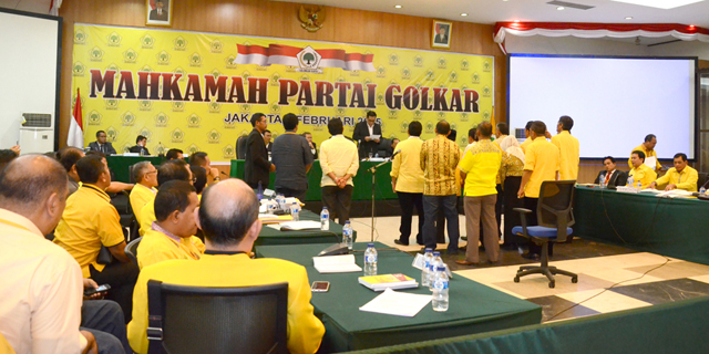 FOTO: Jalannya Sidang Mahkamah Partai Golkar
