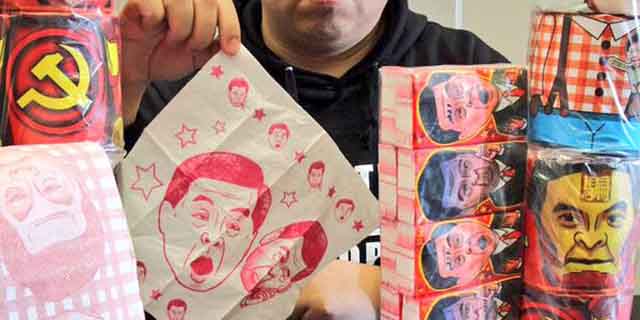 Pemerintah Tiongkok Sita Puluhan Ribu Paket Tisu Bergambar Gubernur Hongkong